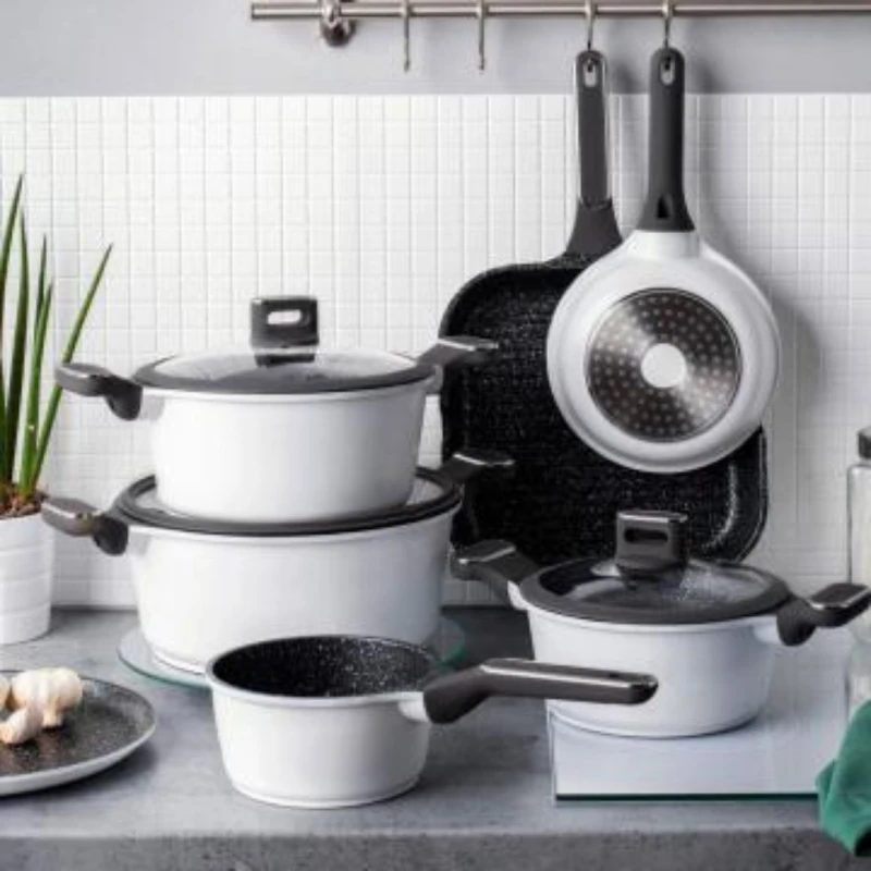 Грил тиган Valdinox Pure, 28 см, бял